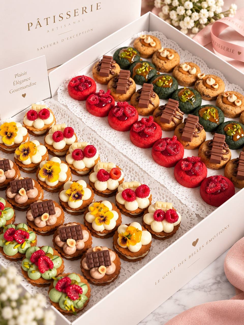 Coffret de pâtisseries sucrées So Gourmandise